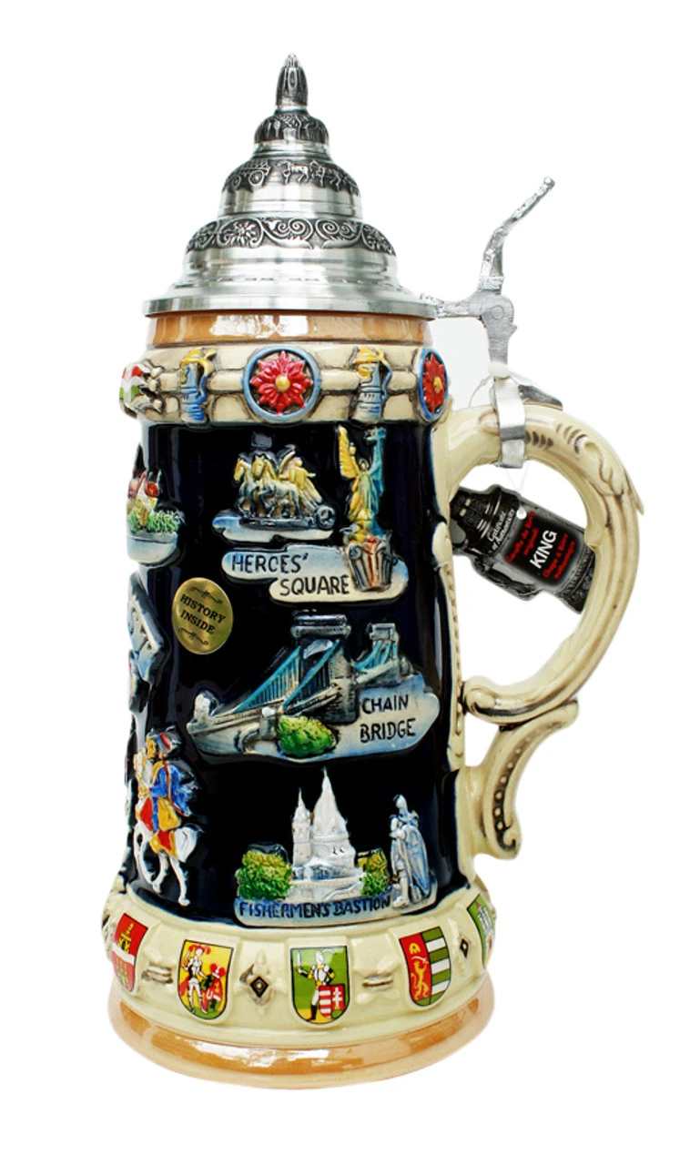 Budapest Commemorative Beer Stein 4 Budapest Commemorative Beer Stein - Image 2