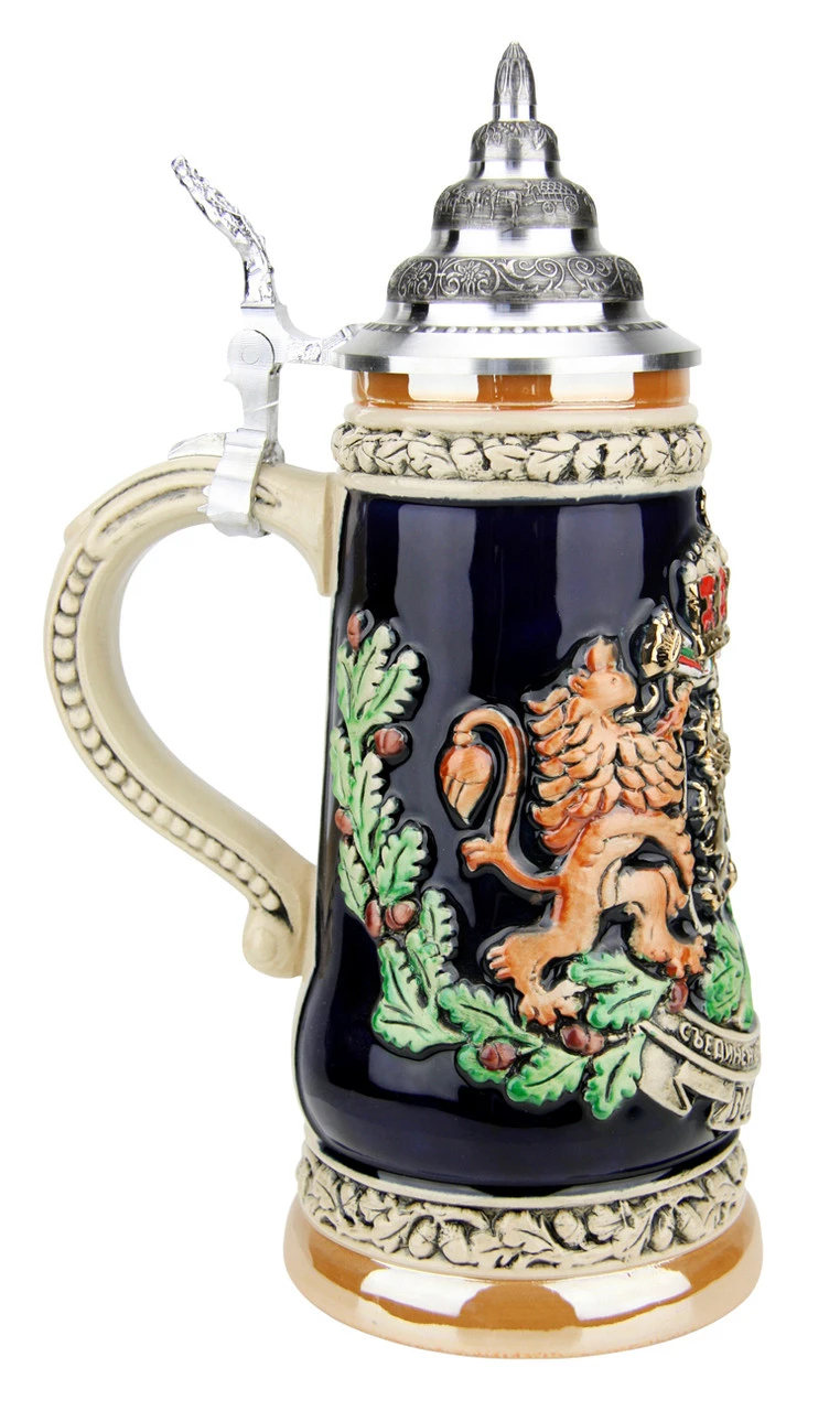 Bulgaria Coat Of Arms Beer Stein 5 Bulgaria Coat Of Arms Beer Stein - Image 3