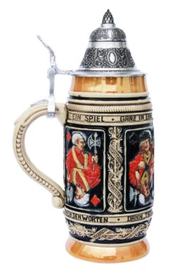 Card Player Beer Stein 9 Card Player Beer Stein -Beer Stein Store Card Players Beer Stein KT1329BZ LS SM 47271.1401390515
