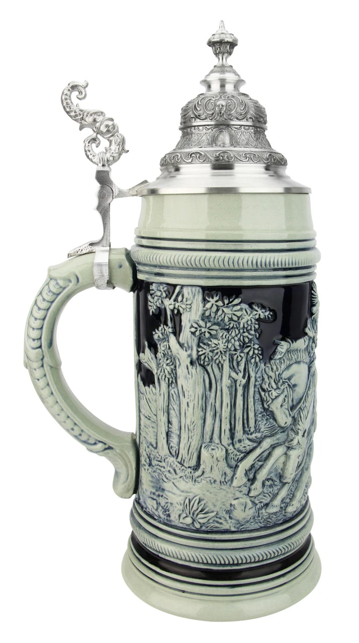Cherusker Duemler Beer Stein Cobalt Blue 6 Cherusker Duemler Beer Stein Cobalt Blue - Image 4