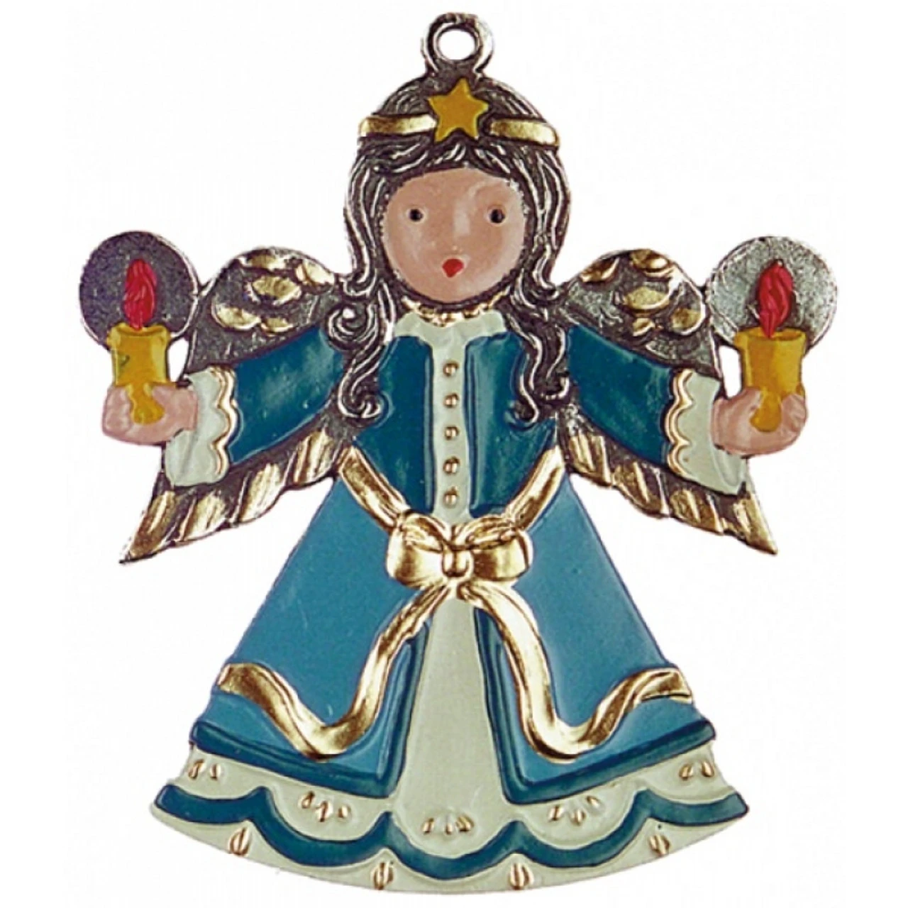 Christmas Angel German Pewter Christmas Ornament 3 Christmas Angel German Pewter Christmas Ornament