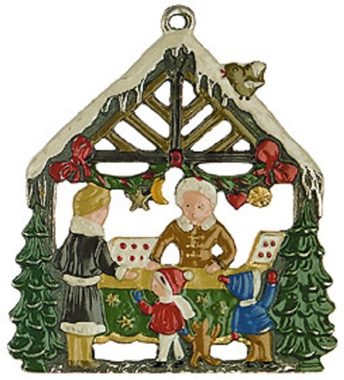 Christmas Market German Pewter Christmas Ornament 3 Christmas Market German Pewter Christmas Ornament