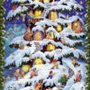 Christmas Forest House Extra Tall German Advent Calendar