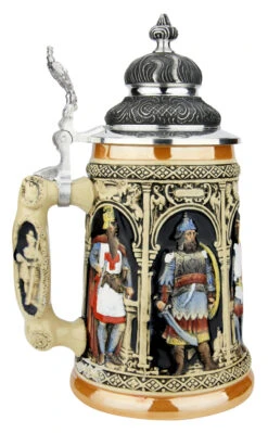 Crusaders Beer Stein | Full Color 9 Crusaders Beer Stein | Full Color -Beer Stein Store Crusaders Beer Stein Full Color KT1338BZ LS SM 66898.1633472548