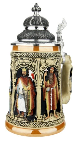 Crusaders Beer Stein | Full Color 11 Crusaders Beer Stein | Full Color -Beer Stein Store Crusaders Beer Stein Full Color KT1338BZ RA SM 91177.1633472451