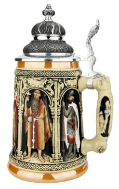 Crusaders Beer Stein | Full Color 10 Crusaders Beer Stein | Full Color -Beer Stein Store Crusaders Beer Stein Full Color KT1338BZ RS SM 34198.1633472564