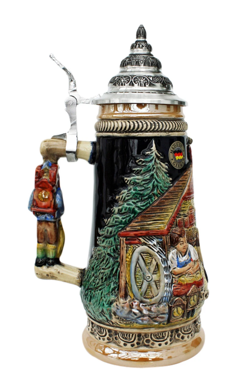 Cuckoo Clock Peddler Beer Stein 4 Cuckoo Clock Peddler Beer Stein - Image 2
