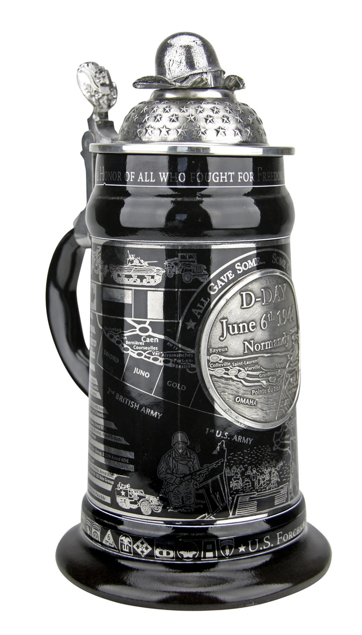 D Day Beer Stein 5 D Day Beer Stein - Image 3