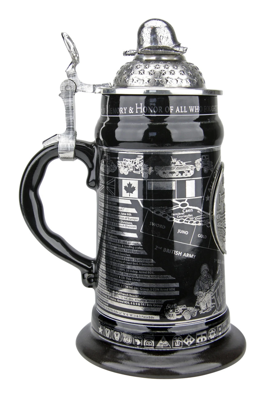 D Day Beer Stein 6 D Day Beer Stein - Image 4