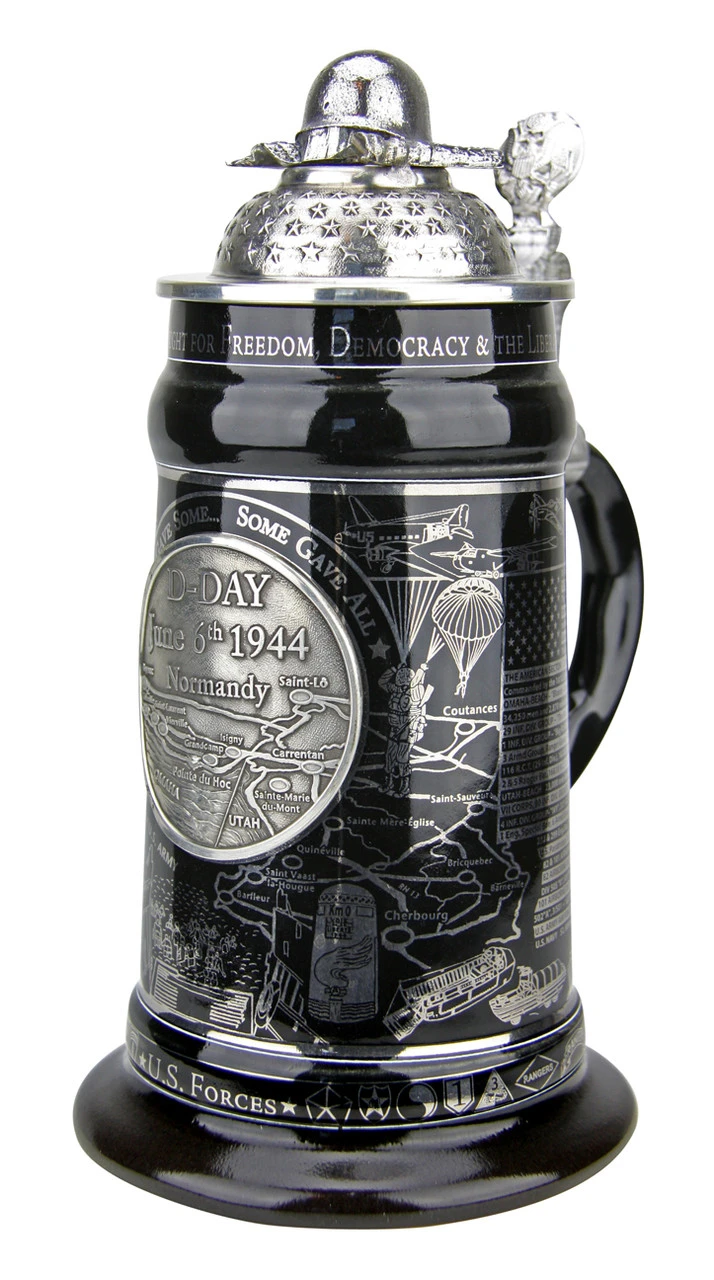 D Day Beer Stein 3 D Day Beer Stein