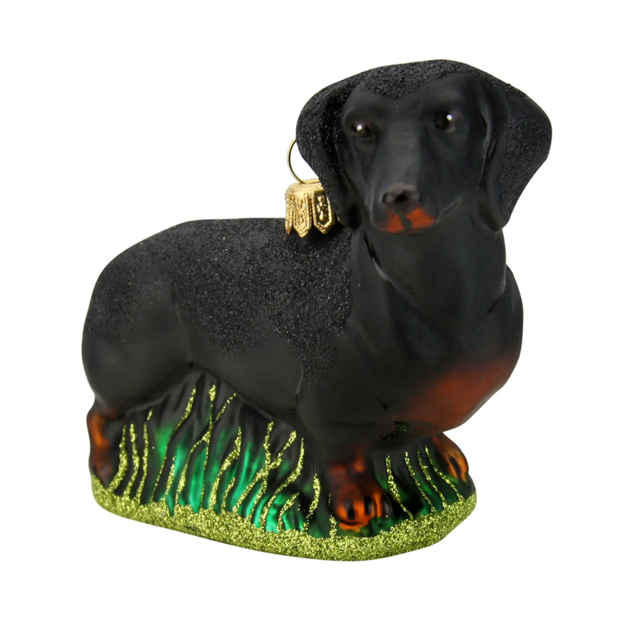 Dachshund Dog Glass Christmas Ornament 4 Dachshund Dog Glass Christmas Ornament - Image 2