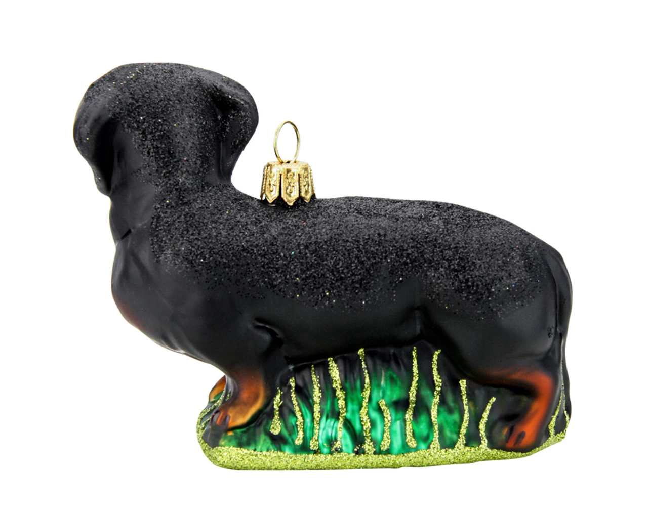 Dachshund Dog Glass Christmas Ornament 5 Dachshund Dog Glass Christmas Ornament - Image 3