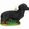 Dachshund Dog Glass Christmas Ornament 2 Dachshund Dog Glass Christmas Ornament -Beer Stein Store Dachshund Dog Glass Christmas Ornament GSA1462BK Side 2 SM 13629.1612826578