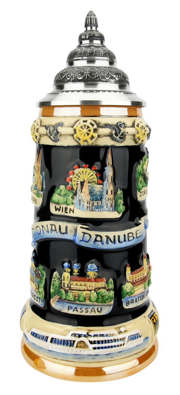 Danube River Commemorative Stein 3 Danube River Commemorative Stein