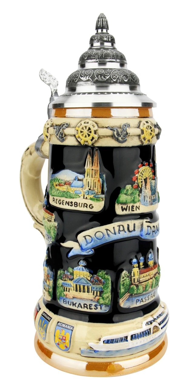 Danube River Commemorative Stein 4 Danube River Commemorative Stein - Image 2