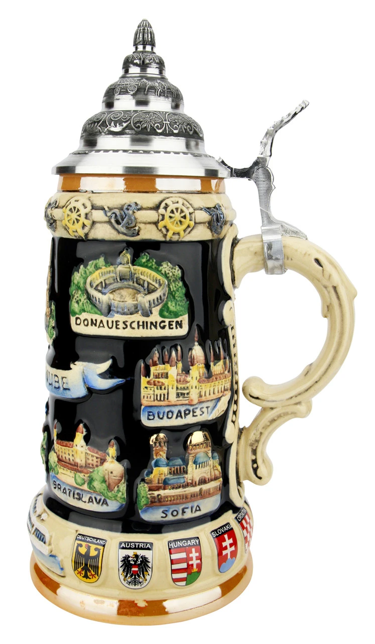Danube River Commemorative Stein 6 Danube River Commemorative Stein - Image 4