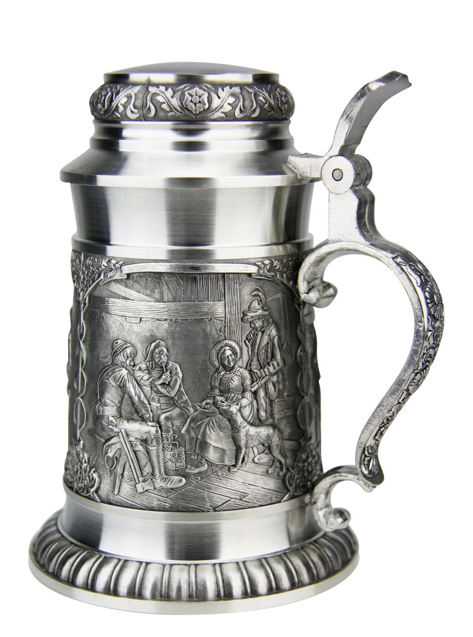 Defregger Pewter Beer Stein | 0.5 Liter 6 Defregger Pewter Beer Stein | 0.5 Liter - Image 4