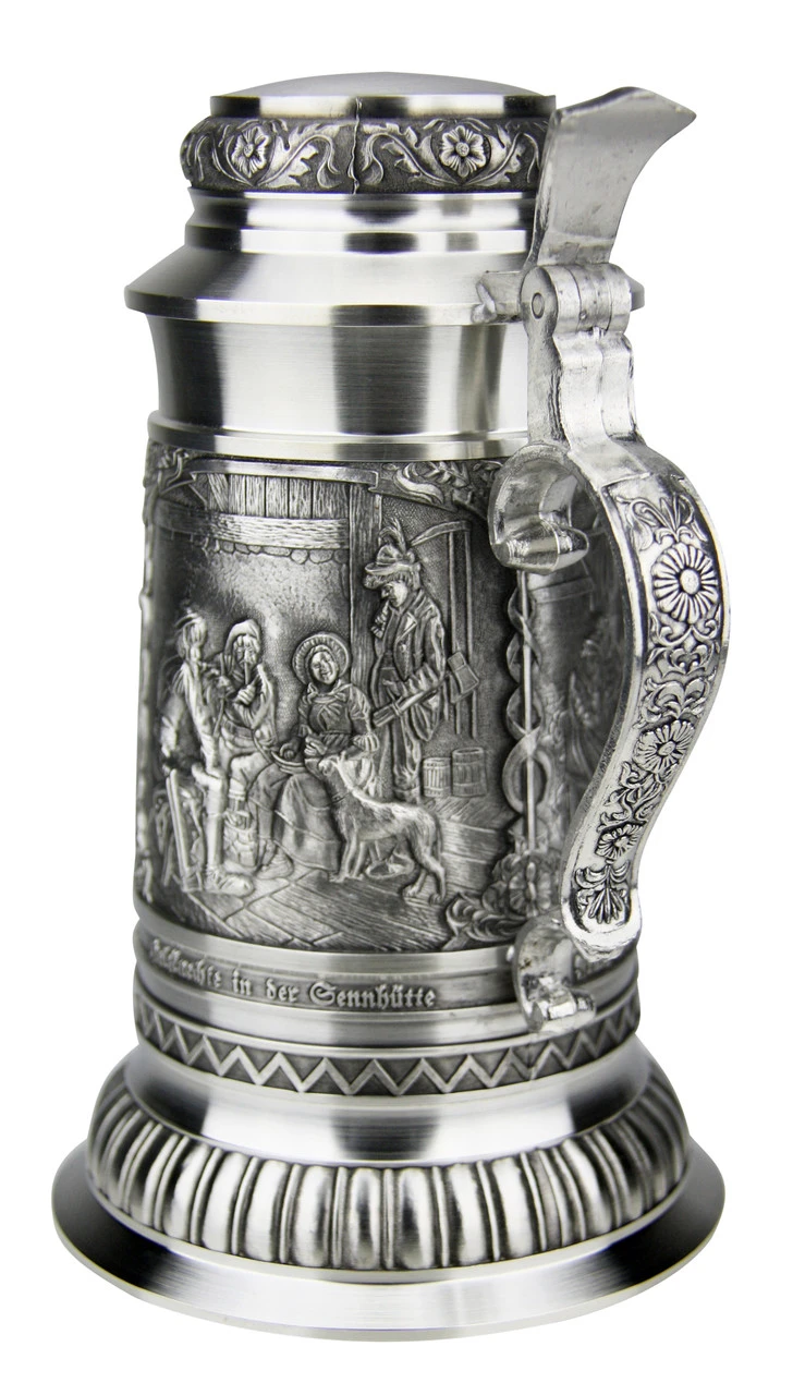 Defregger Pewter Beer Stein | 1 Liter 7 Defregger Pewter Beer Stein | 1 Liter - Image 5