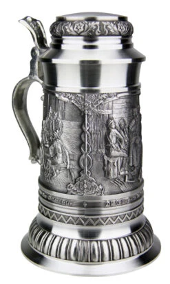 Defregger Pewter Beer Stein | 1 Liter 10 Defregger Pewter Beer Stein | 1 Liter -Beer Stein Store Defregger Pewter Beer Stein 1 Liter DN8824Z LA SM 38866.1511061308