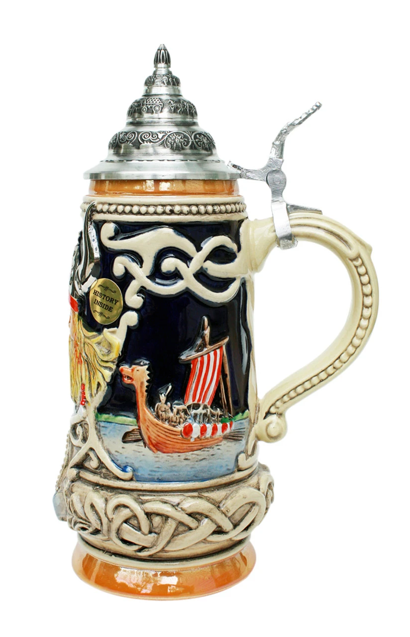 Denmark Viking Beer Stein 4 Denmark Viking Beer Stein - Image 2