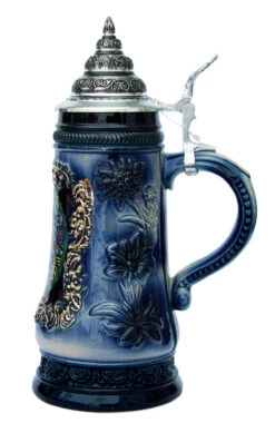 Deutschland Alpine Flowers Beer Stein 7 Deutschland Alpine Flowers Beer Stein -Beer Stein Store Deutschland Alpine Flowers Beer Stein K709BL RS SM 10709.1401395494