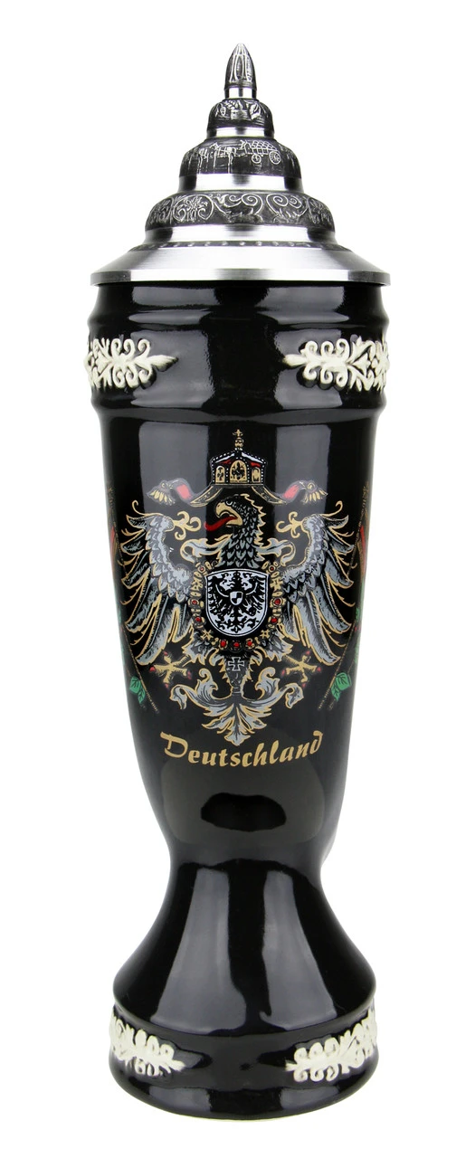 Deutschland Drinking Horn Beer Stein 5 Deutschland Drinking Horn Beer Stein - Image 3