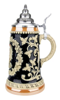 Deutschland Eagle Cobalt Gold Multi Color Beer Stein 9 Deutschland Eagle Cobalt Gold Multi Color Beer Stein -Beer Stein Store Deutschland Eagle Cobalt Gold Multi Color Beer Stein K455DMC RS SM 90693.1489695848