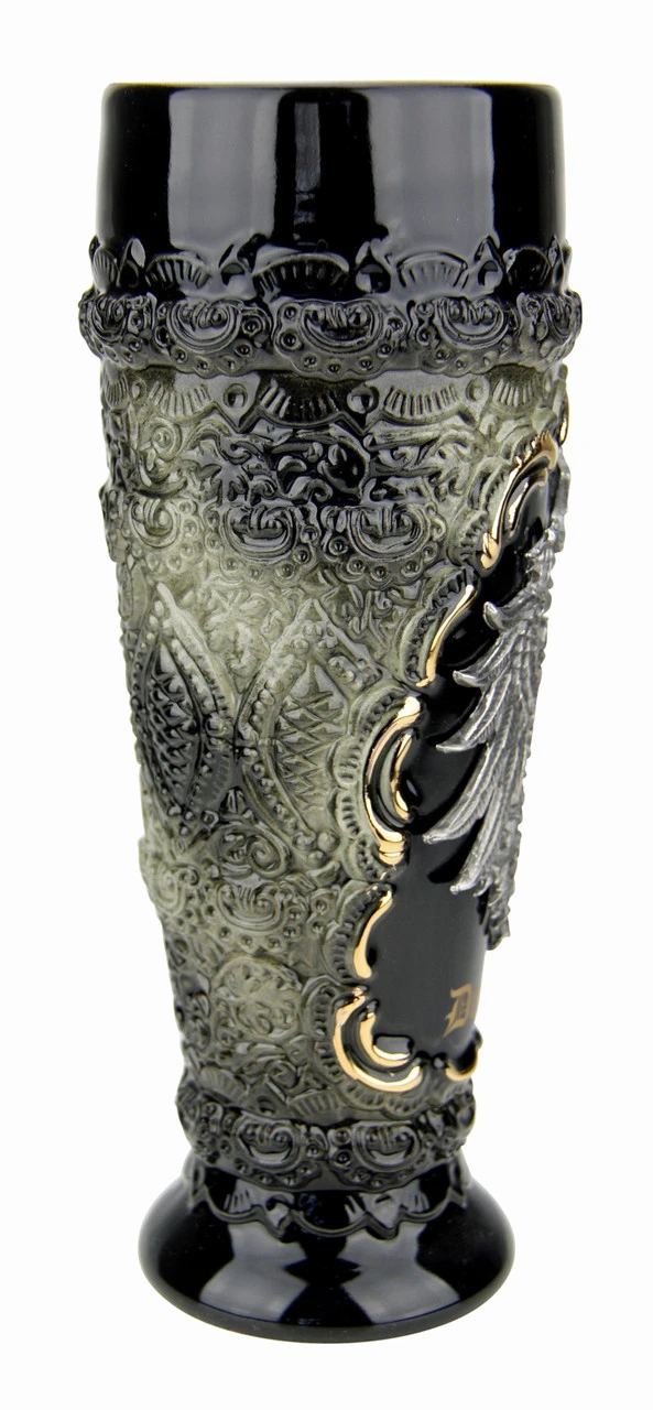 Deutschland Eagle Crest Relief Stoneware Wheat Beer Cup 5 Deutschland Eagle Crest Relief Stoneware Wheat Beer Cup - Image 3