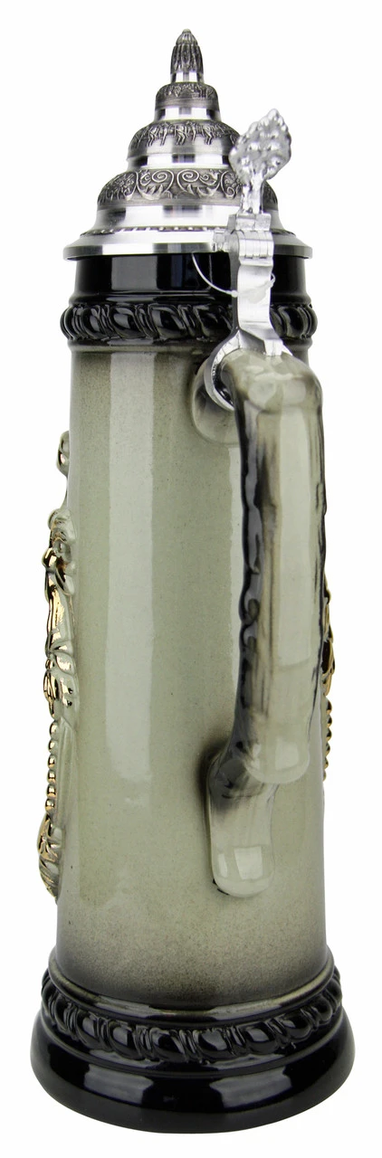 Deutschland German Eagle Beer Stein With Pewter Eagle | 1 Liter 6 Deutschland German Eagle Beer Stein With Pewter Eagle | 1 Liter - Image 4