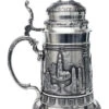 Deutschland German Landmarks Pewter Beer Stein