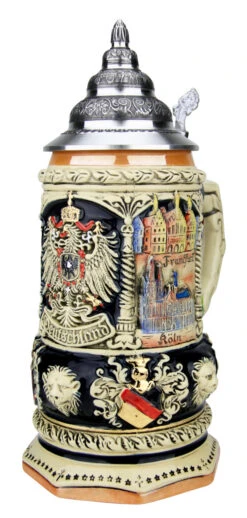 Deutschland Octagon Beer Stein | 0.75 Liter 11 Deutschland Octagon Beer Stein | 0.75 Liter -Beer Stein Store Deutschland Octagon Beer Stein 0.75 Liter K319 075 RA SM 02350.1541706939