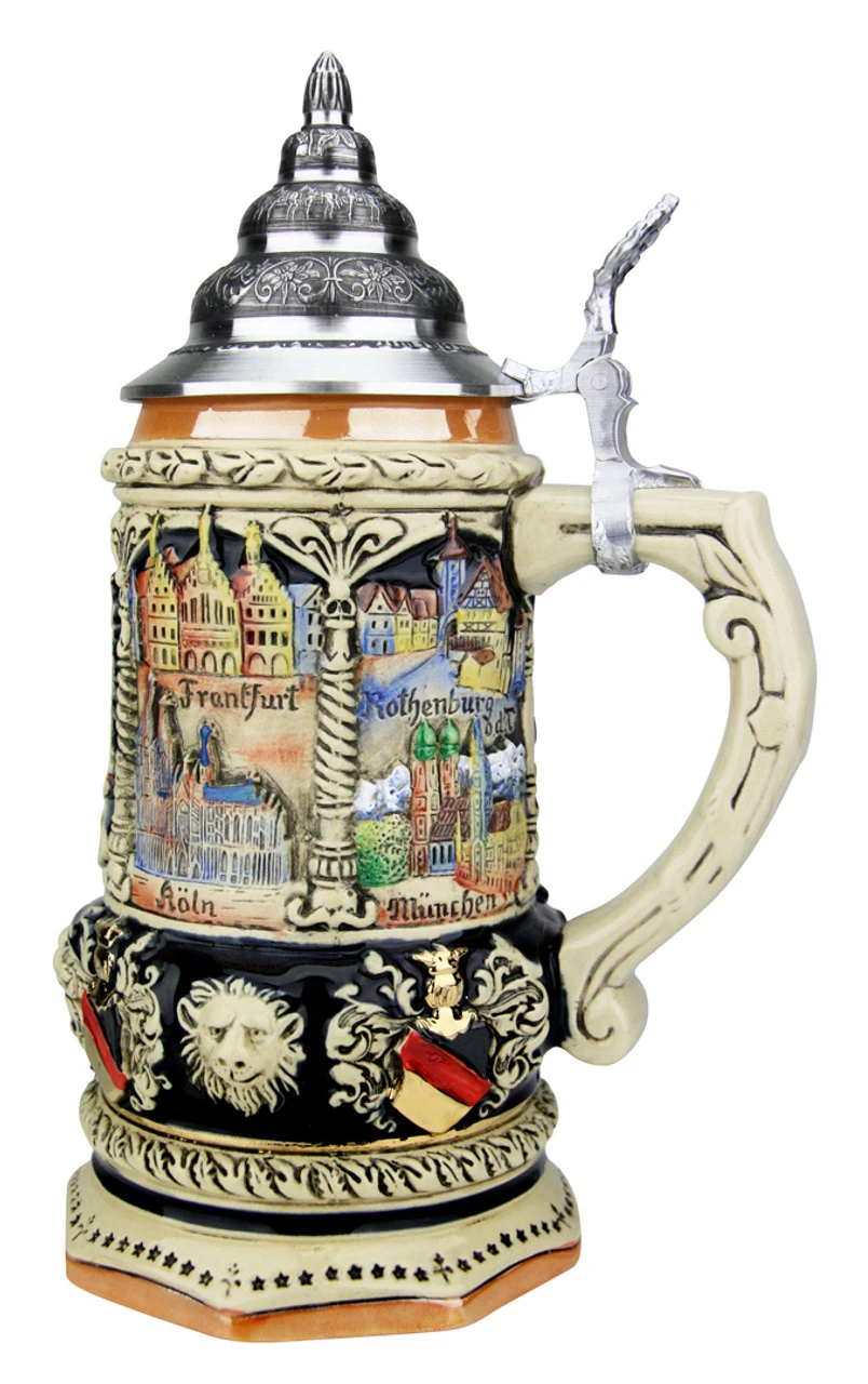 Deutschland Octagon Beer Stein | 0.75 Liter 6 Deutschland Octagon Beer Stein | 0.75 Liter - Image 4