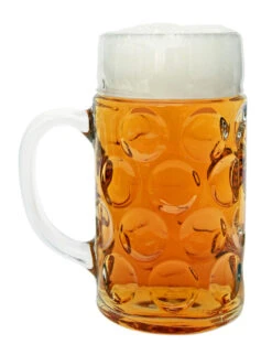 German Eagle Flag Crest Dimpled Oktoberfest Glass Beer Mug 1 Liter 5 German Eagle Flag Crest Dimpled Oktoberfest Glass Beer Mug 1 Liter -Beer Stein Store Dimpled Oktoberfest Glass Beer Mug 1 Liter BK047 wB Side SM 33376.1515624859