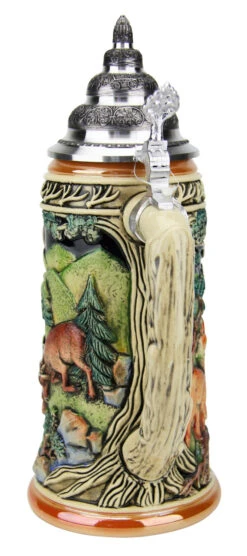 Dominant Buck Beer Stein 11 Dominant Buck Beer Stein -Beer Stein Store Dominant Buck Beer Stein K957 Back SM 43252.1490131637