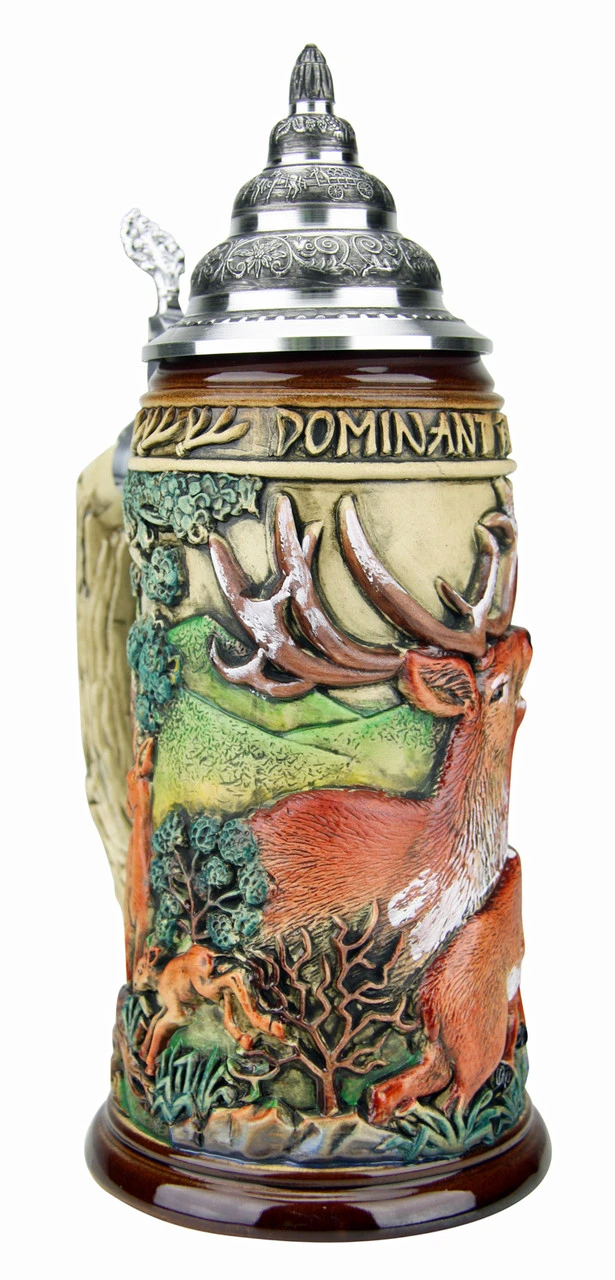 Dominant Buck Beer Stein Rustic 4 Dominant Buck Beer Stein Rustic - Image 2