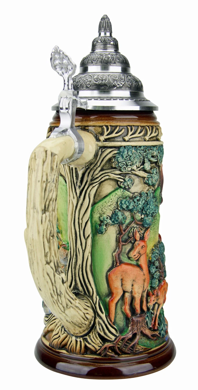 Dominant Buck Beer Stein Rustic 6 Dominant Buck Beer Stein Rustic - Image 4