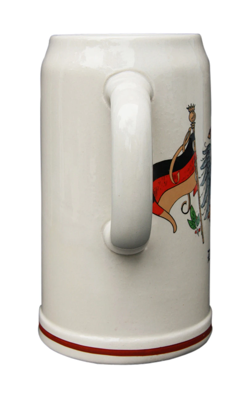Double Handle Deutschland 2 Liter Stoneware Mug - Image 2