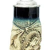 Dragon Beer Stein Rustic With Dragon Lid 1 Dragon Beer Stein Rustic With Dragon Lid -Beer Stein Store Dragon Beer Stein Rustic with Pewter Dragon Lid KT4000ED FNT SM 24485.1401400189