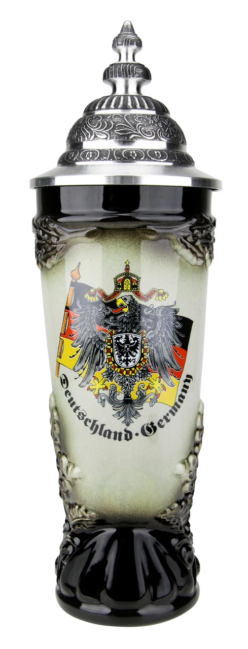 Drinking Horn German Beer Stein 4 Drinking Horn German Beer Stein - Image 2