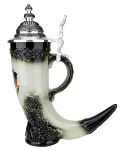 Drinking Horn German Beer Stein 11 Drinking Horn German Beer Stein -Beer Stein Store Drinking Horn German Beer Stein ZB1546606 RS SM 16579.1543360369