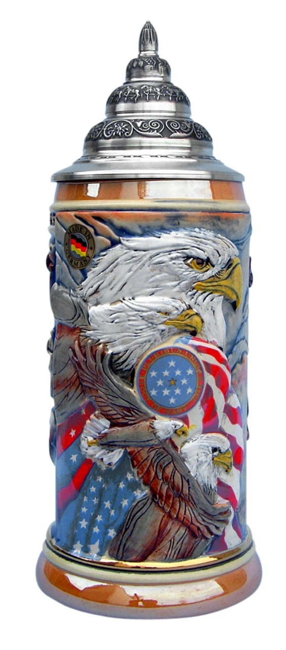 Eagle Of Freedom Beer Stein 3 Eagle Of Freedom Beer Stein