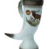Elk Drinking Horn With Handle 1 Elk Drinking Horn With Handle -Beer Stein Store Elk Hunting Drinking Horn K290 Angle SM 98220.1401396256