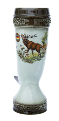 Elk Drinking Horn With Handle 7 Elk Drinking Horn With Handle -Beer Stein Store Elk Hunting Drinking Horn K290 FNT SM 53912.1401396258