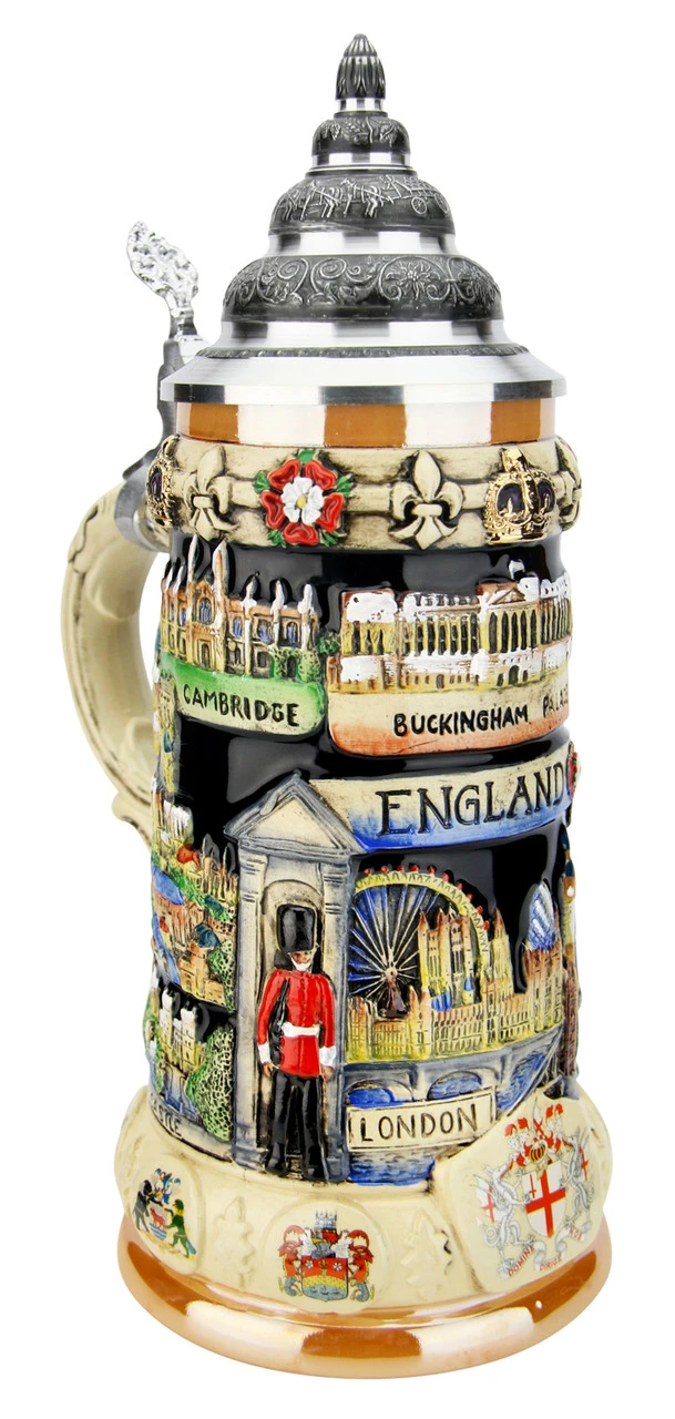 England Panorama Beer Stein 4 England Panorama Beer Stein - Image 2