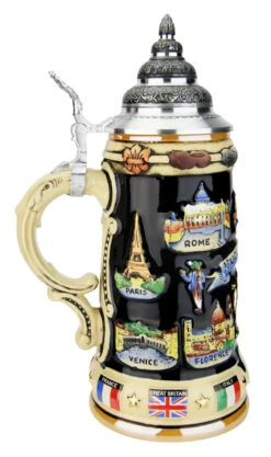 Europe Souvenir Beer Stein 11 Europe Souvenir Beer Stein -Beer Stein Store Europe Souvenir Beer Stein K309E LS SM 25539.1593661629