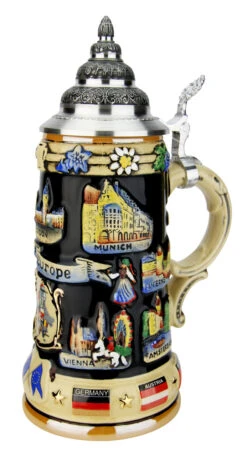 Europe Souvenir Beer Stein 9 Europe Souvenir Beer Stein -Beer Stein Store Europe Souvenir Beer Stein K309E RA SM 26326.1593661628