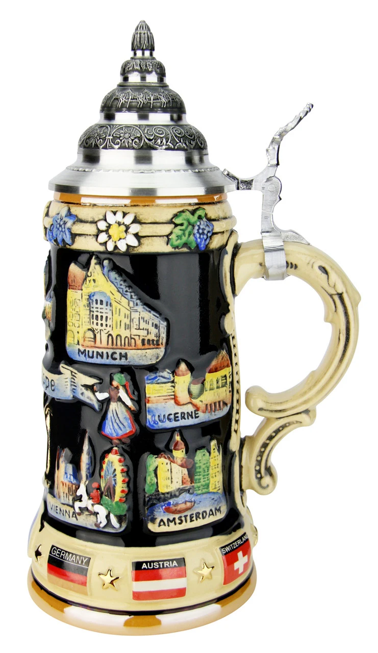 Europe Souvenir Beer Stein 6 Europe Souvenir Beer Stein - Image 4