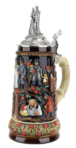 Stein Of Life Wedding Beer Stein | Wedding Couple Lid 13 Stein Of Life Wedding Beer Stein | Wedding Couple Lid -Beer Stein Store Family Tree Wedding Beer Stein Wedding Couple Lid K1026F RA SM 06037.1494356425