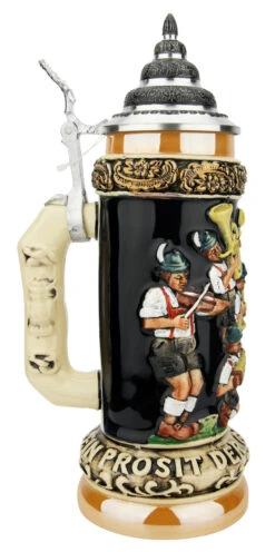 Fest Krug Oompah Band Beer Stein 9 Fest Krug Oompah Band Beer Stein -Beer Stein Store Fest Krug Oompah Band Beer Stein K012BL LS SM 83953.1650298859