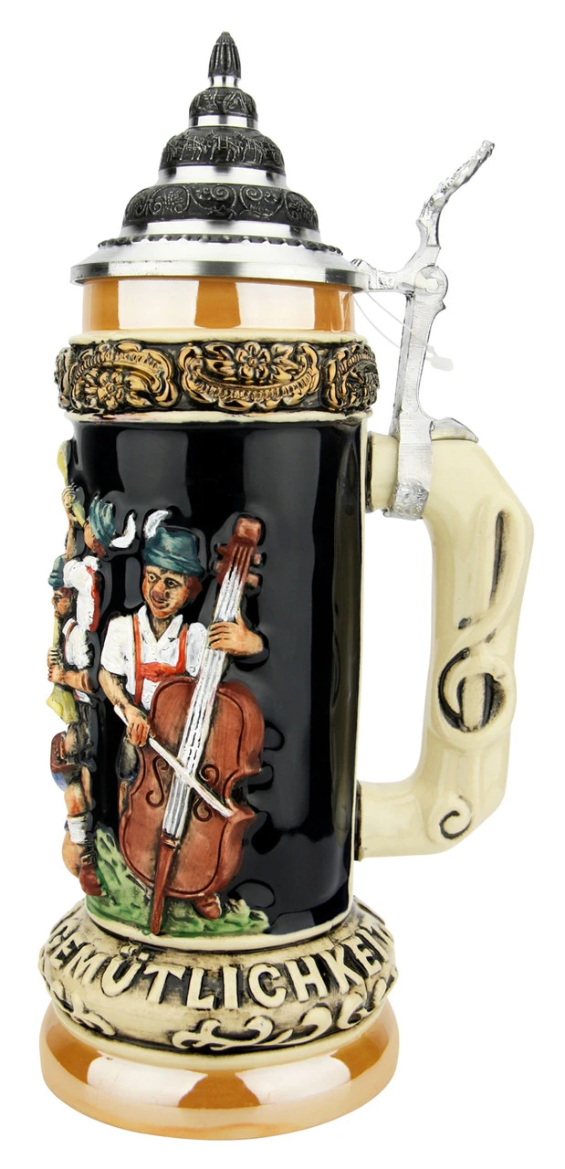 Fest Krug Oompah Band Beer Stein 6 Fest Krug Oompah Band Beer Stein - Image 4